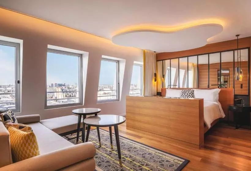 景色の見えるスイートルーム, Renaissance Paris Republique Hotel & Spa