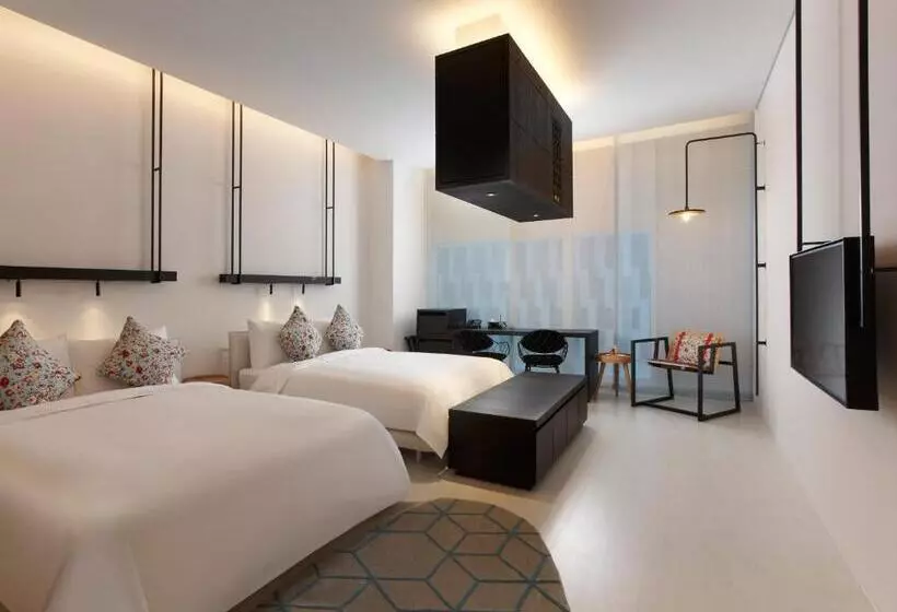 اتاق استاندارد با 2 تخت دوبل, The Place Tainan