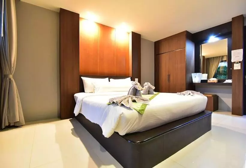 Deluxe-huone Puutarhanäkymä, The Breeze Lipe Resort