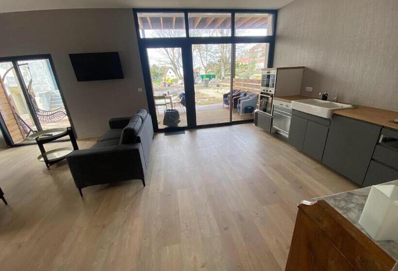 家庭房带园景, Parc Beausejour Dieppe