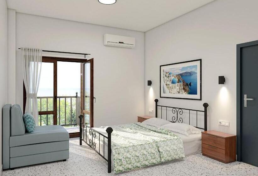 Triple Room Sea View, Yalla Chorefto   Hotel & Fun