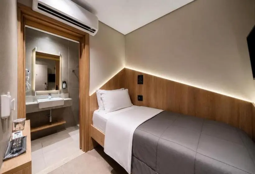 اتاق عادی یک تخته, Fast Sleep Suites By Slaviero Hotéis Dentro Do Aeroporto Guarulhos Terminal 2, Desembarque Oeste