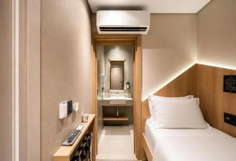 اتاق عادی یک تخته, Fast Sleep Suites By Slaviero Hotéis Dentro Do Aeroporto Guarulhos Terminal 2, Desembarque Oeste