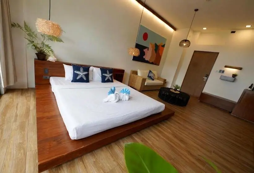 Deluxe-huone King-vuode, Nacpan Beach Resort Managed By H Hospitality Group