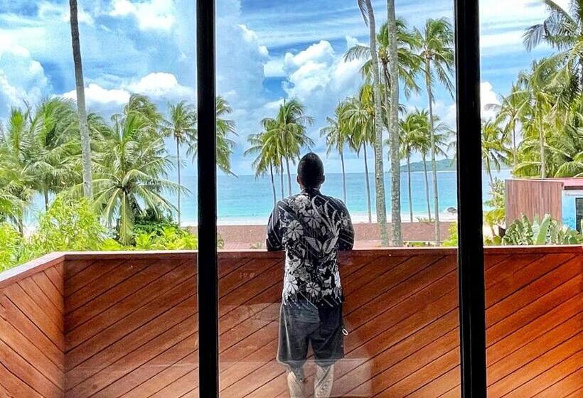 חדר דחוקס עם מיטת קינג, Nacpan Beach Resort Managed By H Hospitality Group