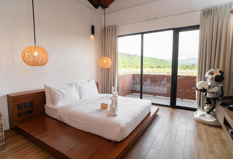 חדר דחוקס עם מיטת קינג, Nacpan Beach Resort Managed By H Hospitality Group