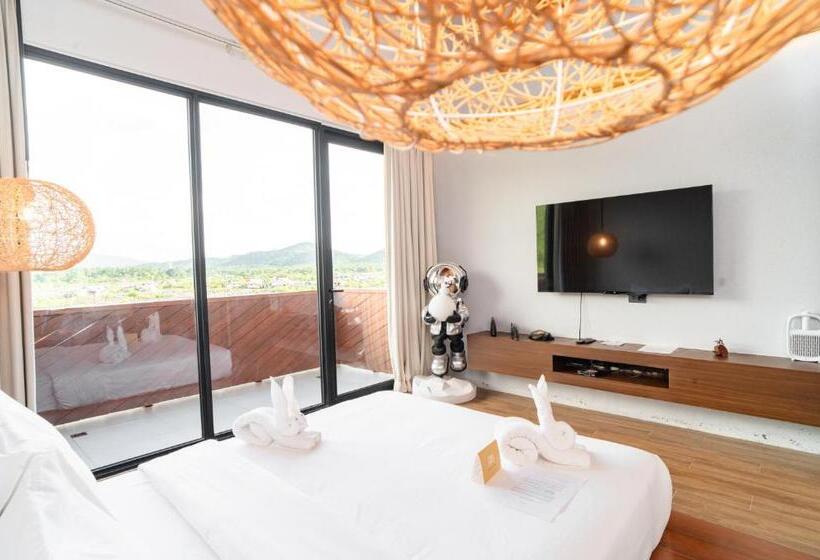 חדר דחוקס עם מיטת קינג, Nacpan Beach Resort Managed By H Hospitality Group