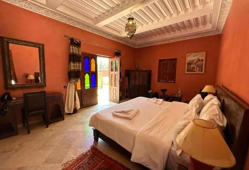 テラス付きスタンダードルーム, Les Jardins De Marrakech