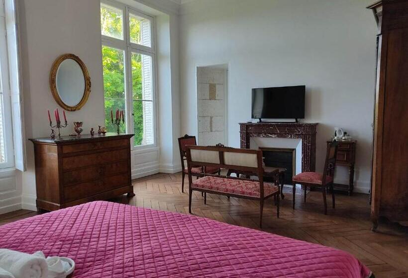 חדר דלוקס, Chambres D Hôtes Au Château De Puycharnaud