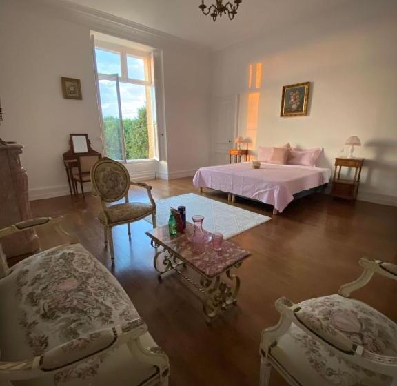 חדר דלוקס, Chambres D Hôtes Au Château De Puycharnaud