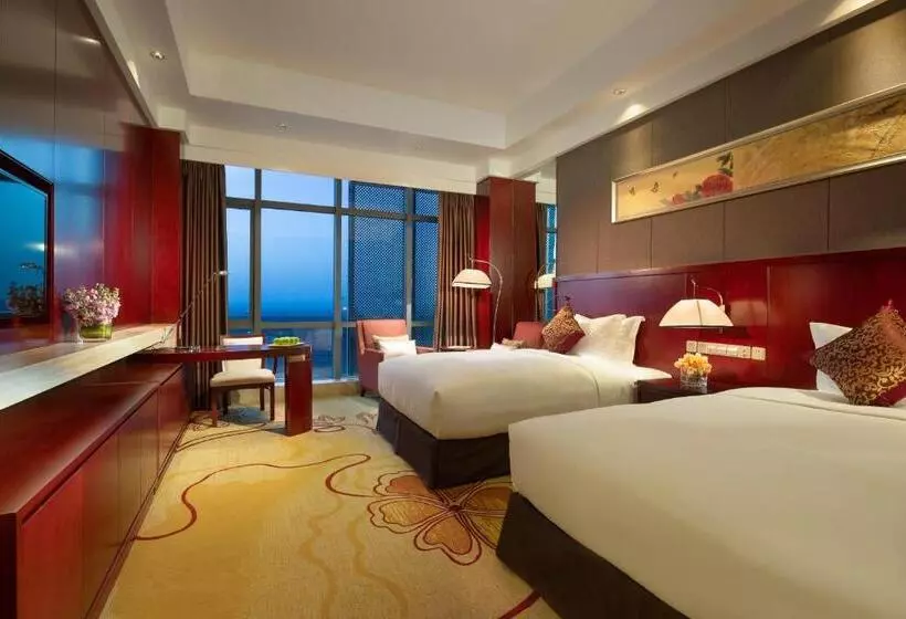 キングサイズベッドのデラックスルーム, Regal Airport Hotel Xi An