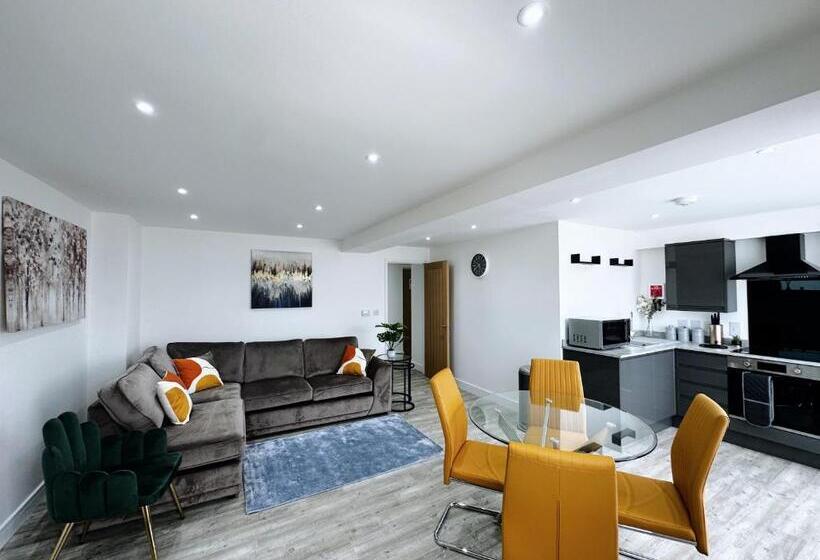 침실 1개 바다 전망 아파트, The Atlantis   Tower Apartments