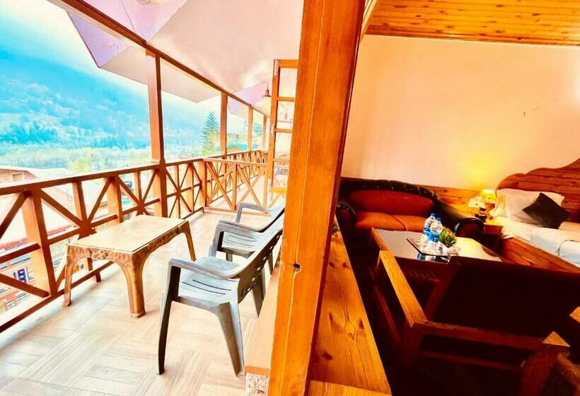 חדר סטנדרט עם מיטת קינג, The Beas Riverside Resort, Manali