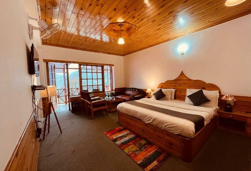 חדר סטנדרט עם מיטת קינג, The Beas Riverside Resort, Manali