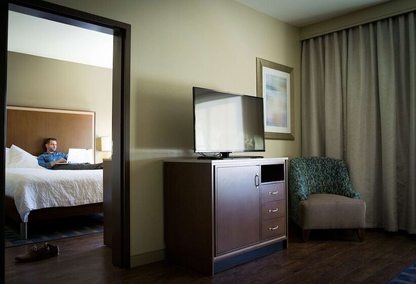 מיטת קינג בסוויטה, Hilton Garden Inn Longview