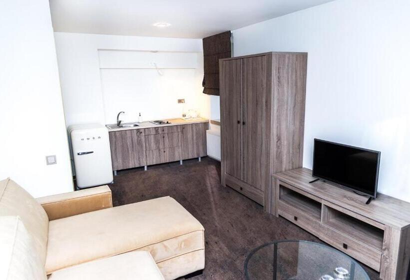 آپارتمان 1 خوابه با بالکن, Hof