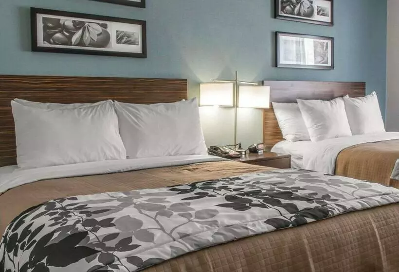 2ダブルベッドのスタンダードルーム, Sleep Inn Coney Island