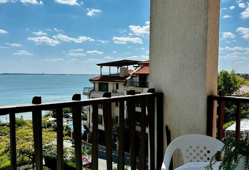 شقة غرفة واحدة مطلة على البحر, Apartello⊛com Bademite   Private Apartments Near The Sea In Sveti Vlas