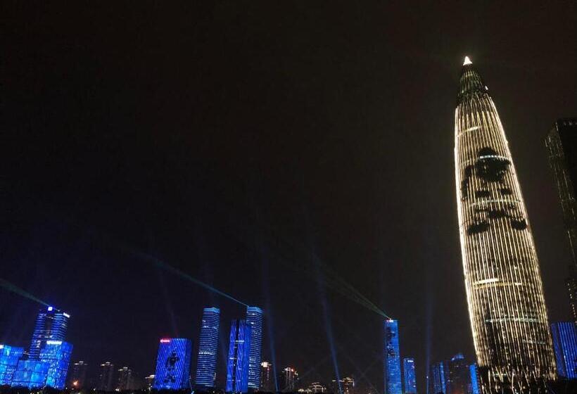 침실 1개 아파트, Wesu Light Luxury Apartment Shenzhen Nanshan Science Park Branch