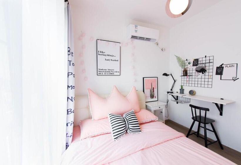 침실 1개 이그제큐티브 아파트, Wesu Light Luxury Apartment Shenzhen Nanshan Science Park Branch