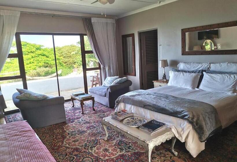 オーシャンビューデラックスルームバルコニー付き, Schafli Manor Wild Coast