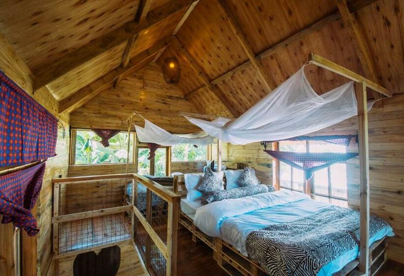 シャレー・スペリアー1寝室, River Off Grid Eco Cabins