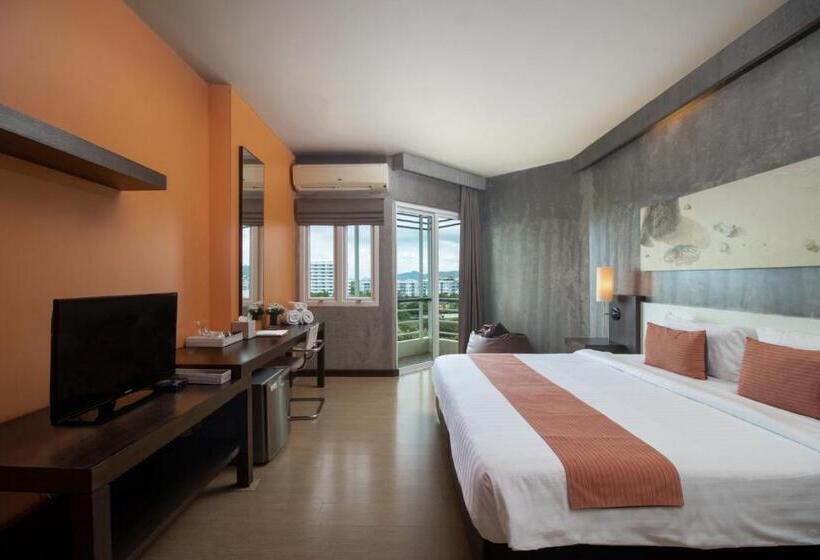 חדר סטנדרט עם מרפסת, Silathip Huahin Serviced Apartment &