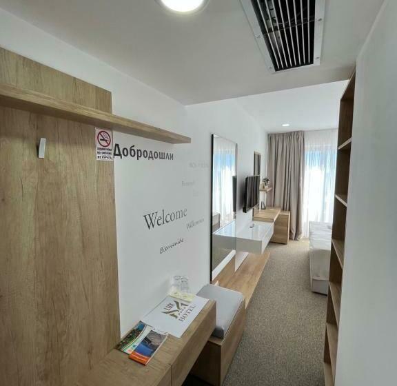 اتاق لوکس با بالکن و چشمانداز دریا, Lux Hotel M