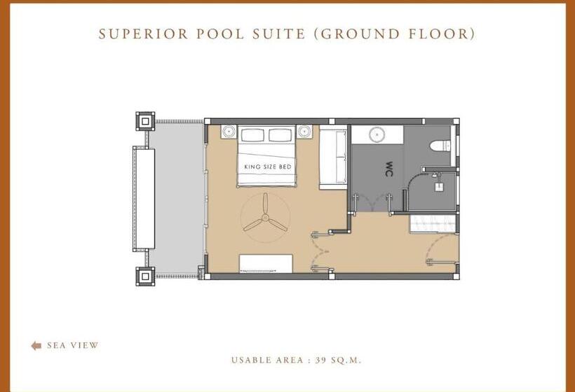 חדר סופריור עם מיטת קינג, Bansaithong Beach Resort