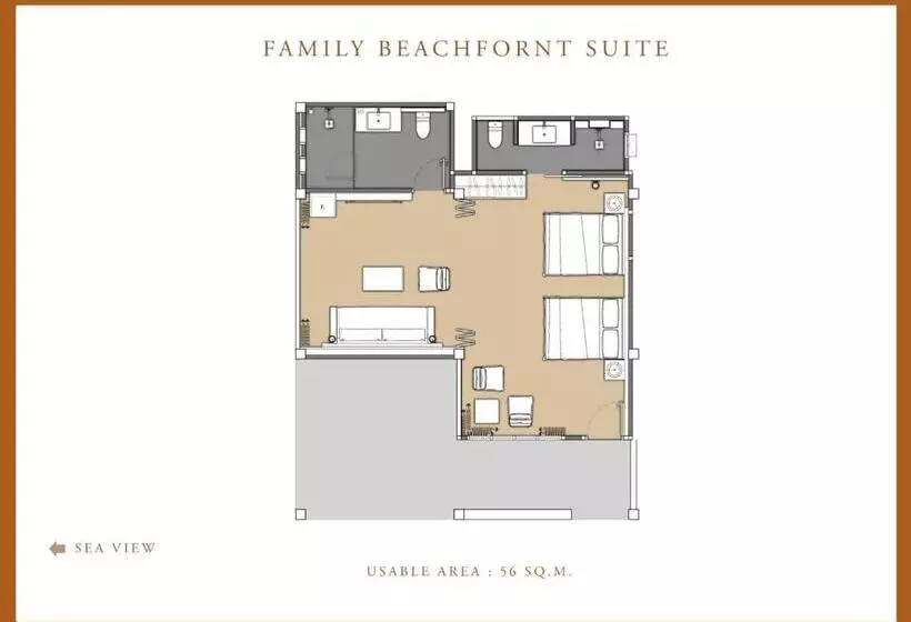 ファミリールーム, Bansaithong Beach Resort