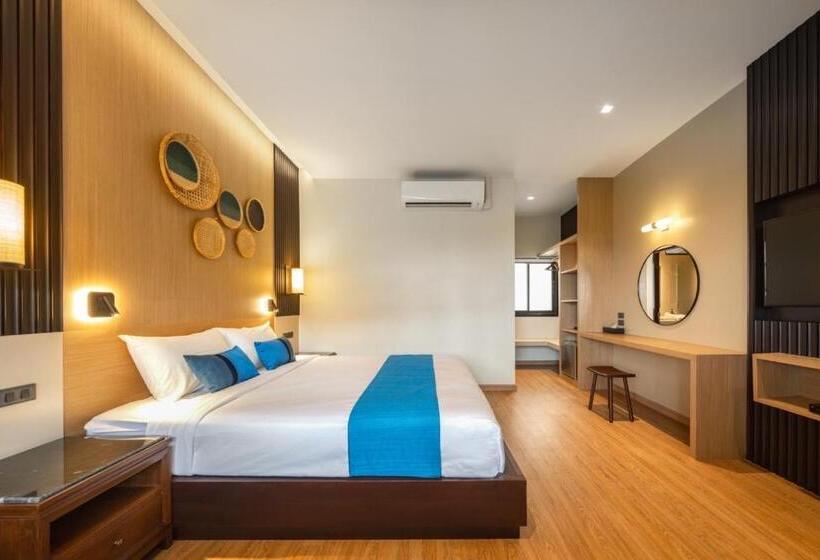 חדר דלוקס, Bansaithong Beach Resort