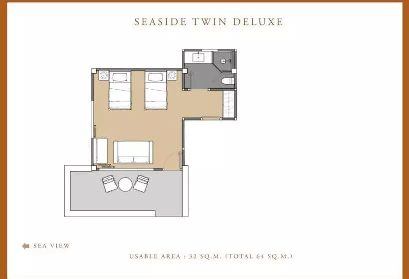 デラックスルーム, Bansaithong Beach Resort