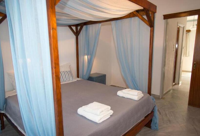 דירת חדר נוף לגינה, Irene Hotel Leros