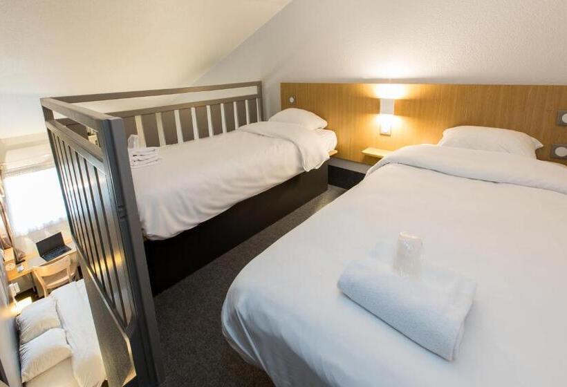 4인용 스탠다드 룸, B&b Hotel Rennes Nord St Grégoire