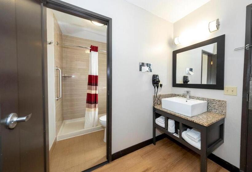 디럭스 룸 킹사이즈 침대, Red Roof Inn Plus+ Huntsville