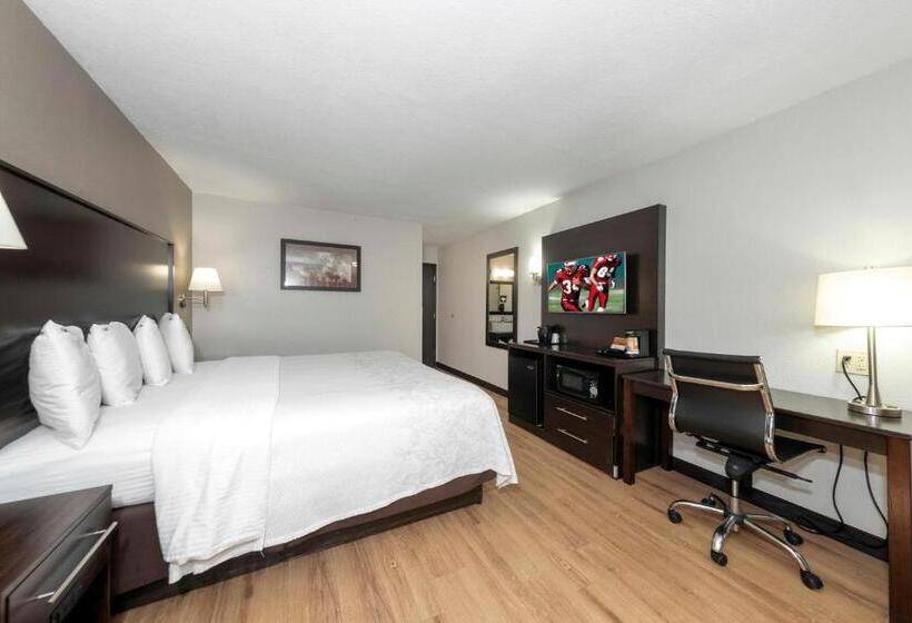 디럭스 룸 킹사이즈 침대, Red Roof Inn Plus+ Huntsville