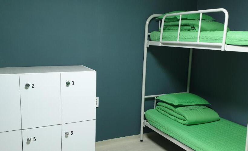 تختخواب در اتاق مشترک, Blue Backpackers Hostel