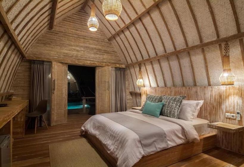 Бунгало Deluxe, Les Villas Ottalia  Yoga And Diving, Gili Meno