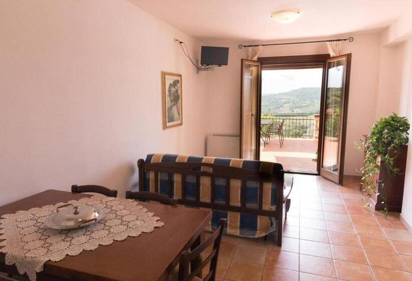 Апартаменты 1 Спальня Вид на Бассейн, Agriturismo La Vecchia Fattoria