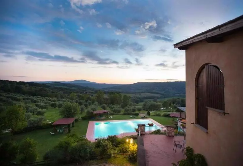庭の見える1ベッドルームアパートメント, Agriturismo La Vecchia Fattoria