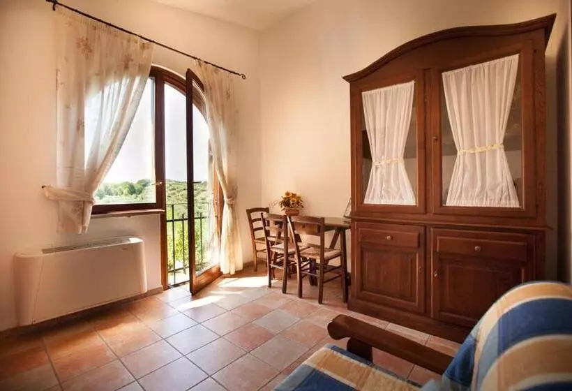 庭の見える1ベッドルームアパートメント, Agriturismo La Vecchia Fattoria