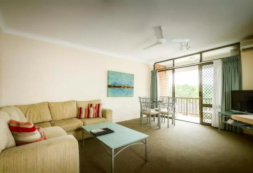 バルコニー付き１ベッドルームアパートメント, Sandcastles Holiday Apartments