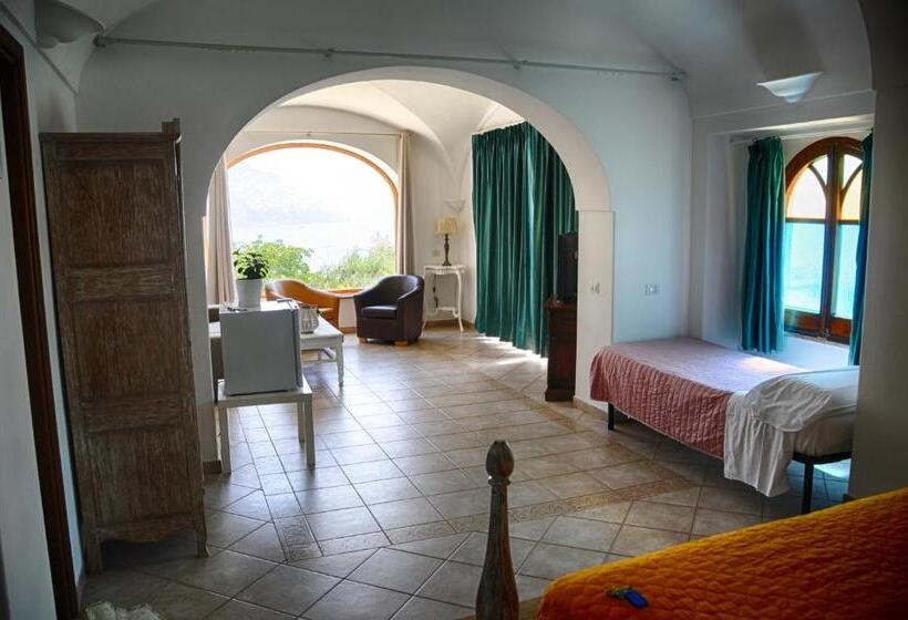 디럭스 룸 바다 전망, Dimora Fornillo