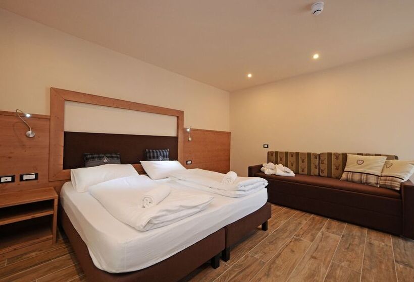 חדר סטנדרט לשלושה, Park Hotel Avisio