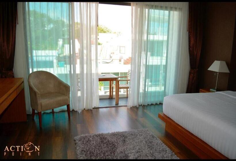 חדר סטנדרט עם מרפסת, Action Point Fitness Resort