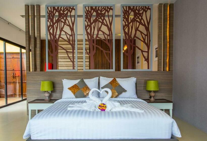 וילה עם חדר שינה אחד ובריכת שחיה, Cae Villa Hua Hin