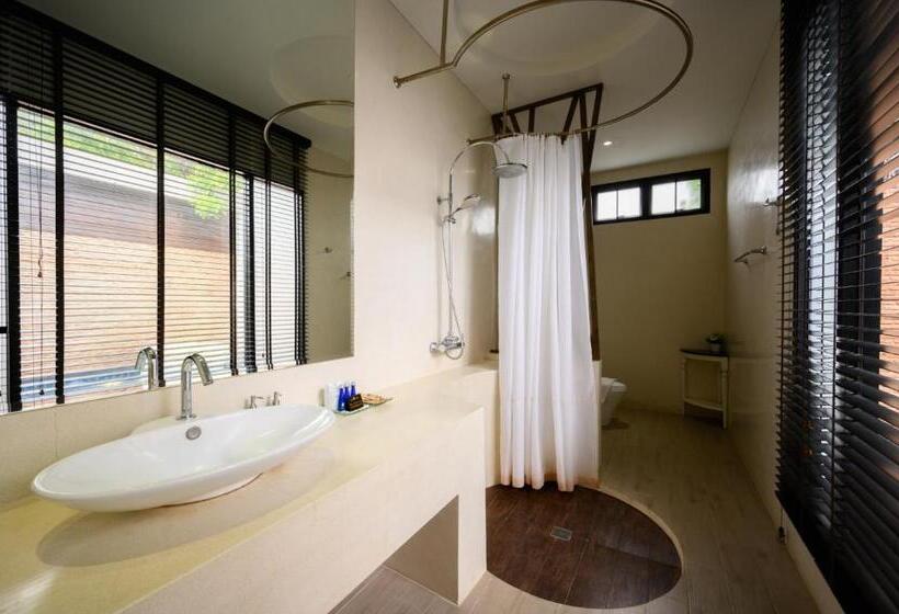 וילה עם חדר שינה אחד ובריכת שחיה, Cae Villa Hua Hin