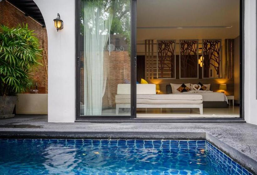 וילה עם חדר שינה אחד ובריכת שחיה, Cae Villa Hua Hin