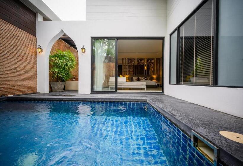 וילה עם חדר שינה אחד ובריכת שחיה, Cae Villa Hua Hin