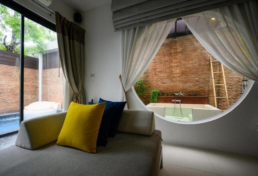 וילה עם חדר שינה אחד ובריכת שחיה, Cae Villa Hua Hin